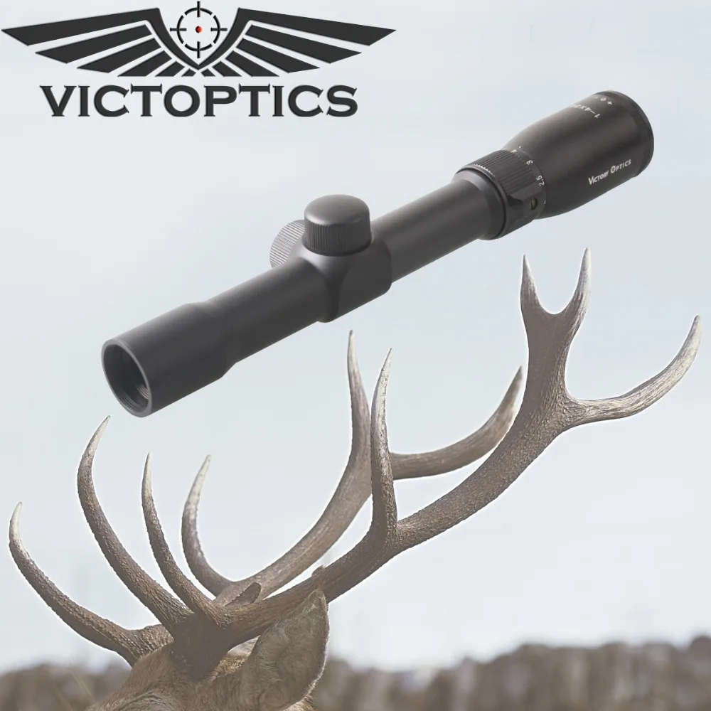 VictOptics 1-4x24 охотничий прицел с 25 4 мм 1 &quotтрубкой Mil-dot Сетка 1/2 MOA | Спорт и