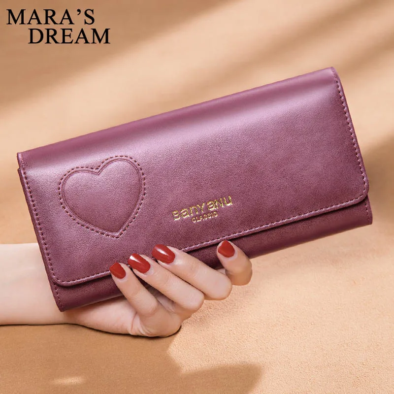 Кошелек Mara's Dream женский из натуральной кожи дамские бумажники с бабочкой