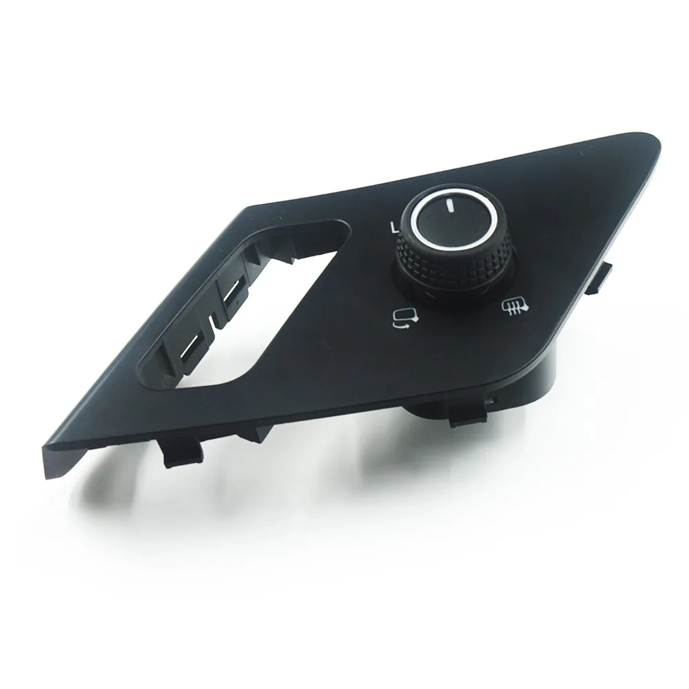 Хромированная ручка регулировки переключателя бокового зеркала для Volkswagen Golf Mk 7