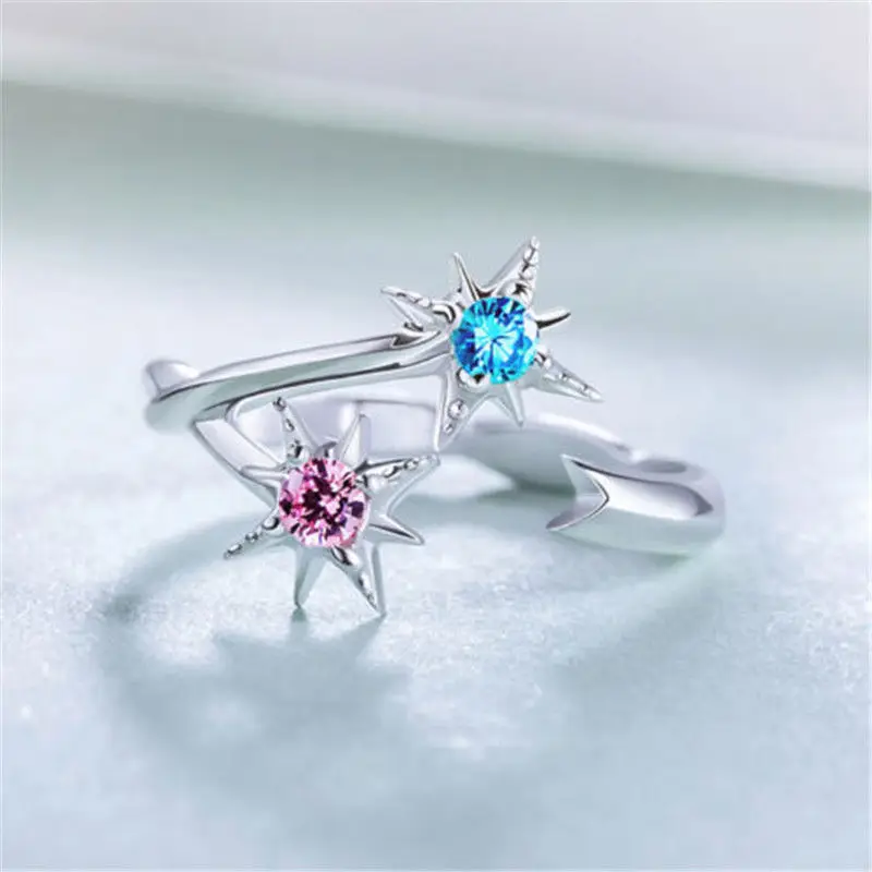 Серебряное кольцо для косплея с вашим именем ювелирные изделия кометами Kimi no Na wa