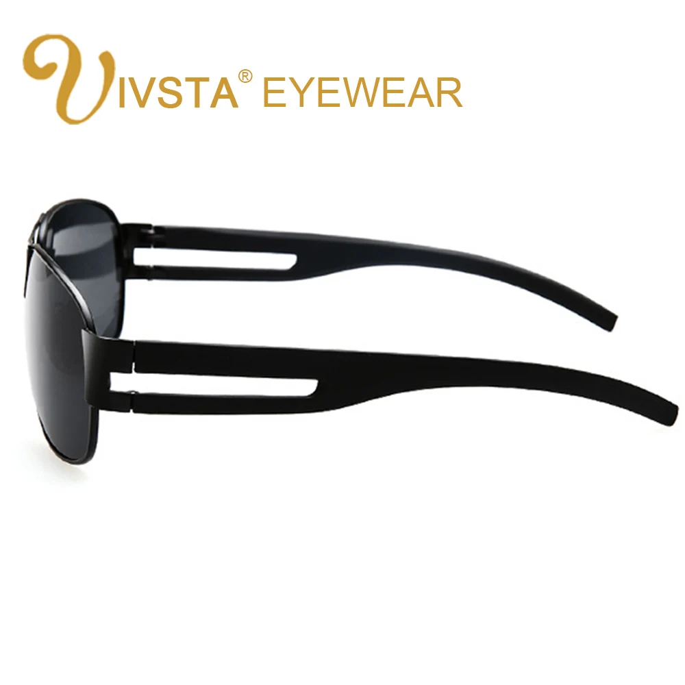 

IVSTA Driving Sunglasses Men Polarized Glasses Polaroid Mercede Brand Designer Metal Monted Fun Rayed Casal Aviation Pilot P8459