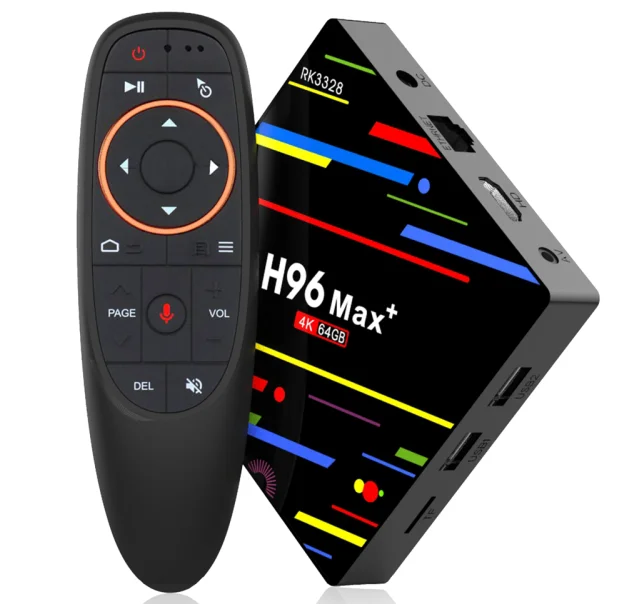 Mecool H96 Max Plus Android 8 1 tv Box смарт телевидение IPTV 4 K телеприставка голосовой пульт H.265
