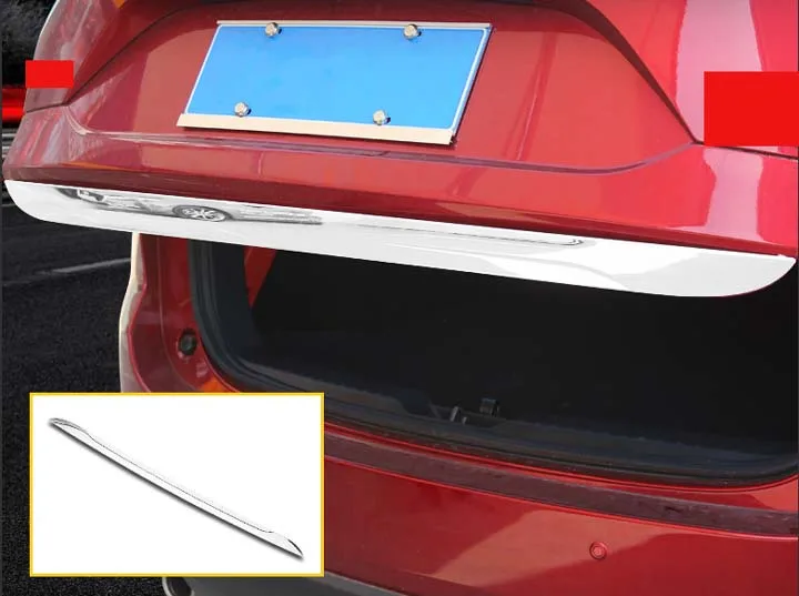 Для Mazda CX 5 CX5 2017 2018 ABS Хромированная задняя крышка для двери отделка Задняя Крышка