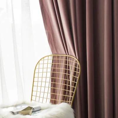 Color 1 Curtain Роскошные плотные бархатные плотные затемненные шторы для гостиной, занавески для спальни, занавески на окно, индивидуальный домашний декор для отеля T63#4 - Цвет: Color 1 Curtain