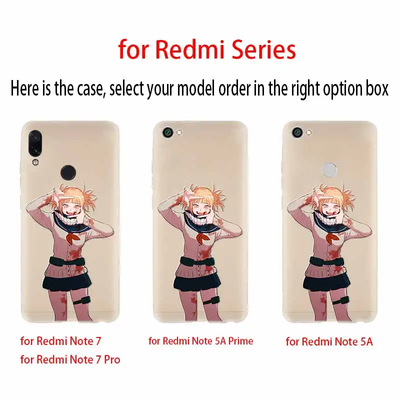 Модный мягкий чехол Toga Himiko из ТПУ для Xiaomi Redmi Note 10 9 8 7 6 5 Pro Max 10S 9S 9T 8T 4G|Бамперы| |