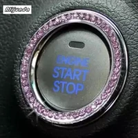 car stylingdiamond ignition switch cover decoration stickers protection circle for mitsubishi asxoutlanderlancer evolutionpa