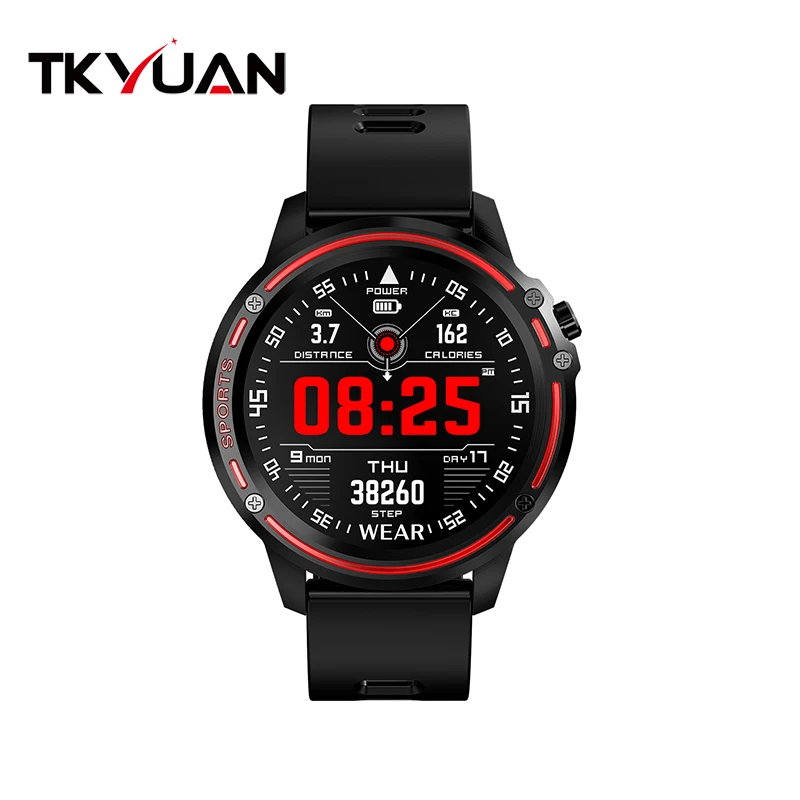 TKYUAN L8 Смарт-часы для мужчин IP68 Водонепроницаемые Смарт-часы с ECG PPG кровяное давление пульсометр спортивные фитнес PK L5 L7 B65
