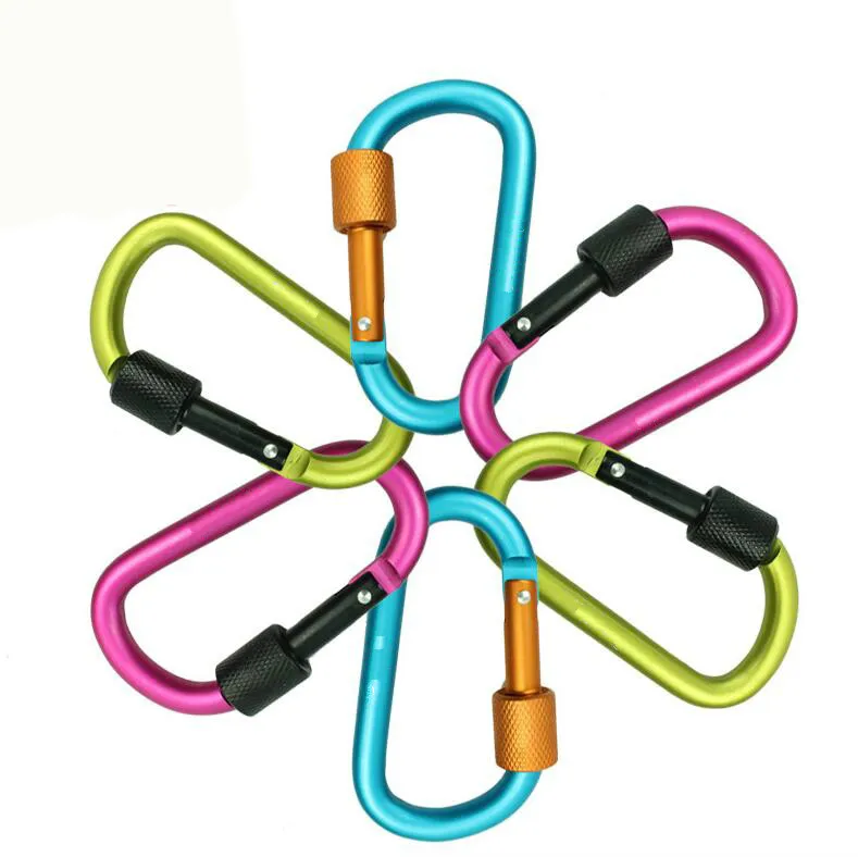 5 шт./лот наружная безопасность с замком из алюминиевого сплава Кнопка для