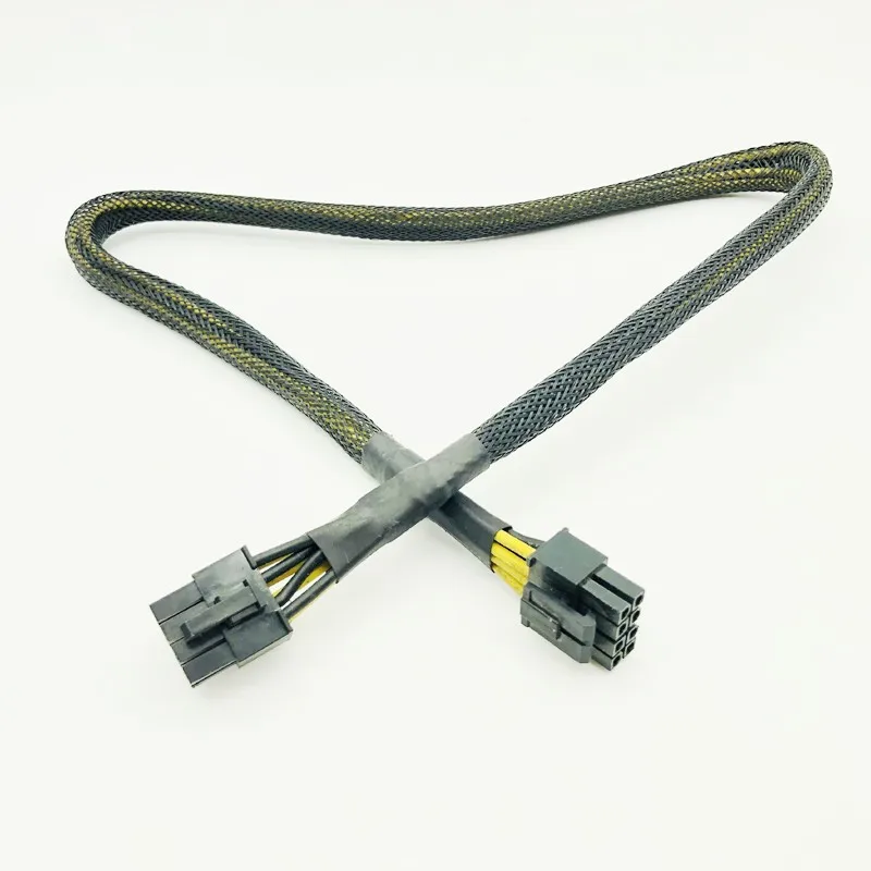 Высококачественные модульные кабели питания с черным рукавом для ЦП 8Pin 4 + 4pin