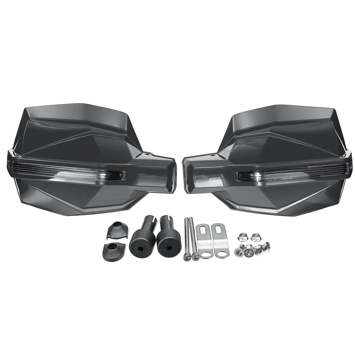 Black Мотоцикл Мотокросс Эндуро Dirt Bike Handguard щётка щит ветрозащитный протектор универсальная защита рук мотоцикл защитное снаряжение - Цвет: Black