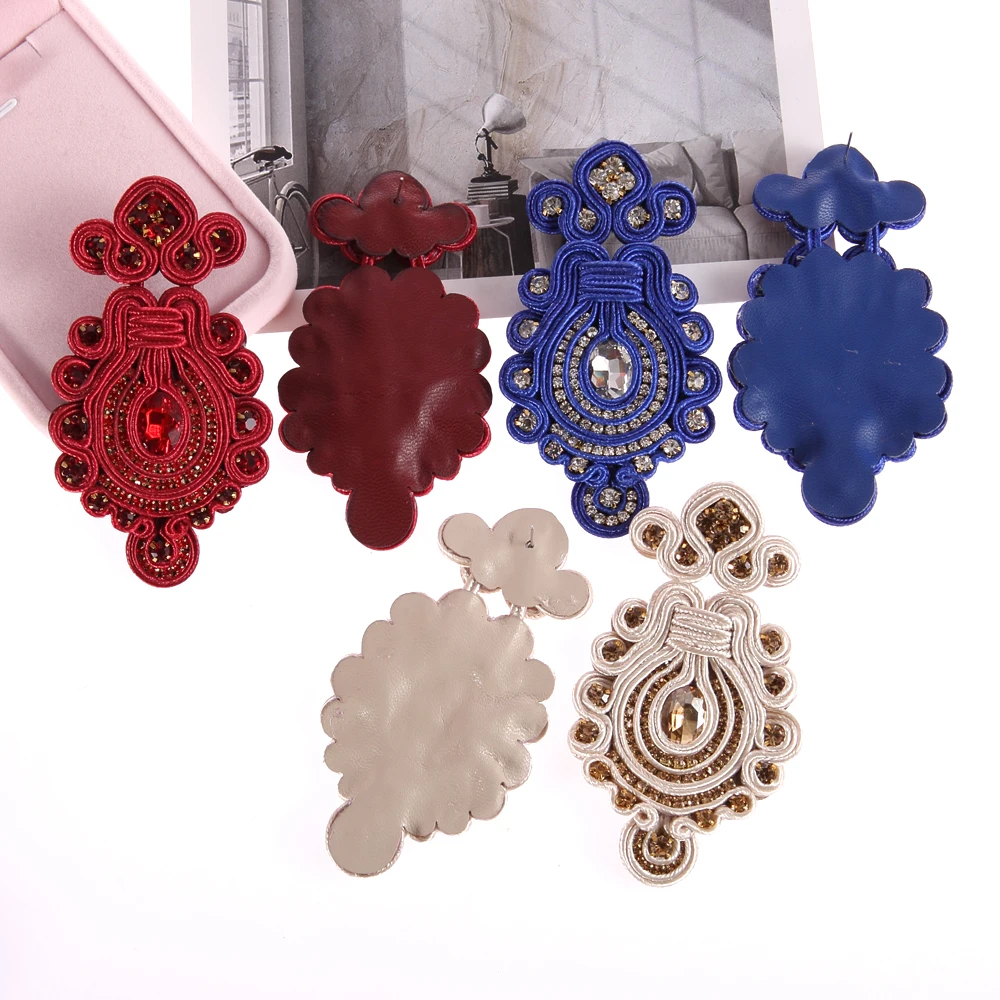 Женские серьги-подвески ручной работы KPacTa серьги в этническом стиле популярные