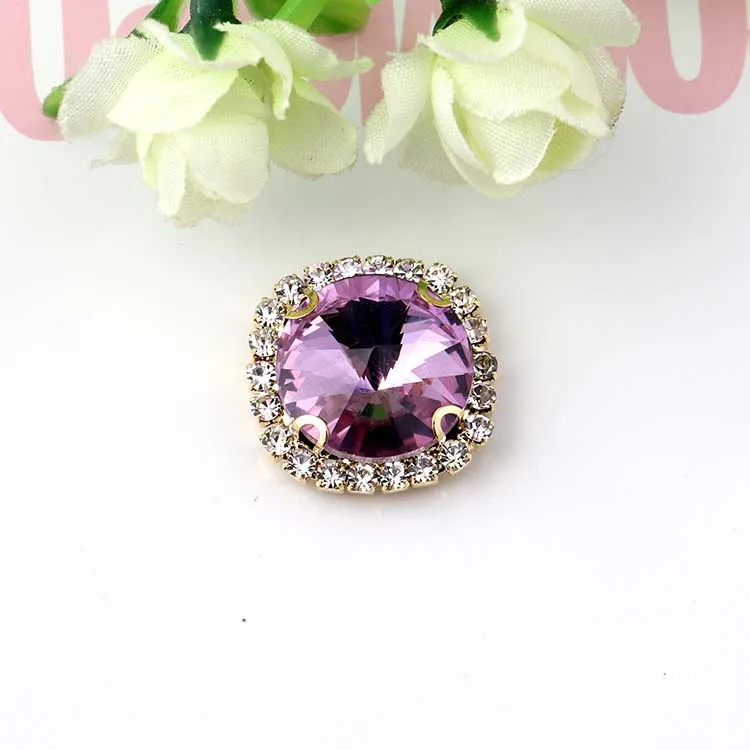 8 мм 5 шт./пакет 9 видов цветов круглая серебряное дно стеклянные хрустальные