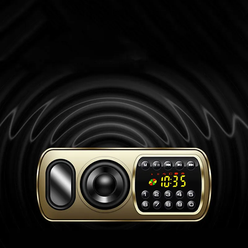 Motion Mini портативное радио портативные цифровые колонки перезаряжаемый FM USB TF MP3