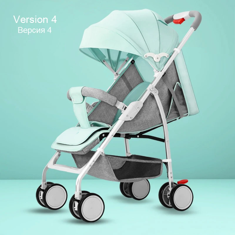 Детская коляска yoyo, коляска passeggino, автомобиль carricoche bebe, можно сложить, легкий, взять самолет, четыре колеса, детская тележка Umb - Цвет: Version4-Light green