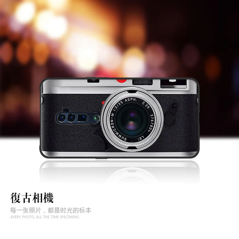 Чехол для OPPO Reno 10x zoom мягкий ТПУ чехол телефона в стиле ретро с камерой version
