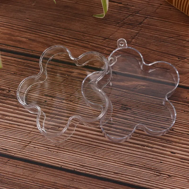 1 шт. прозрачные пластиковые шарики в форме цветка | Дом и сад