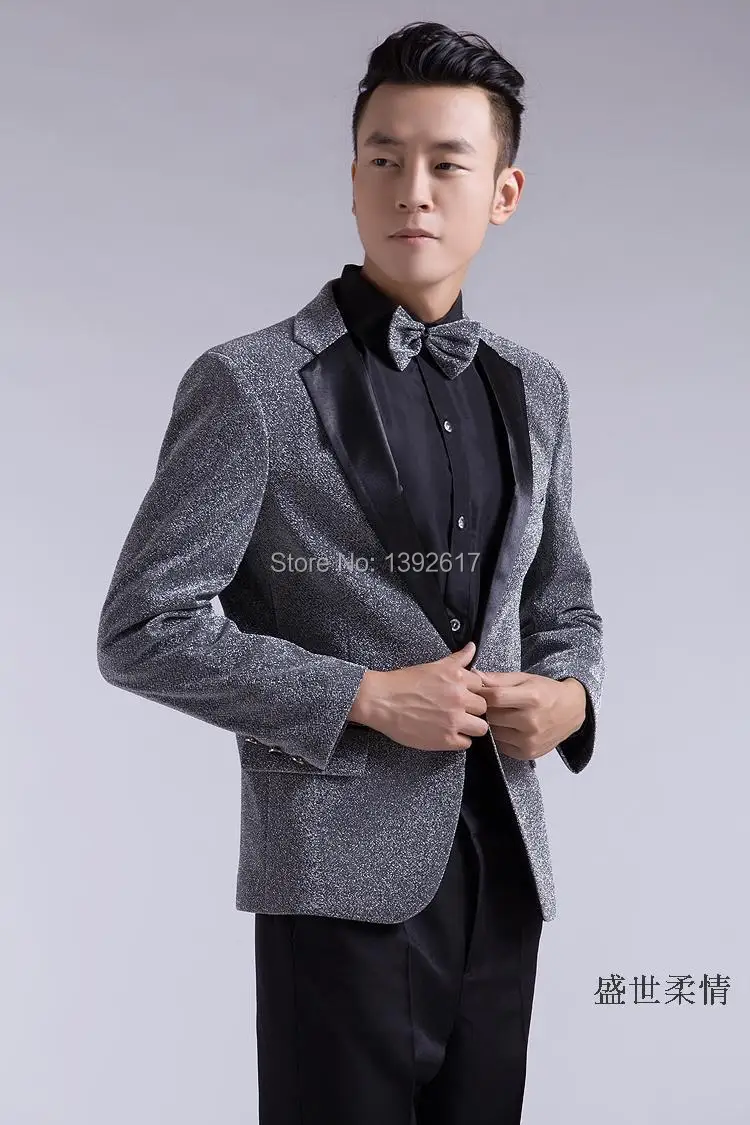 Free ship mens collar bind silver 