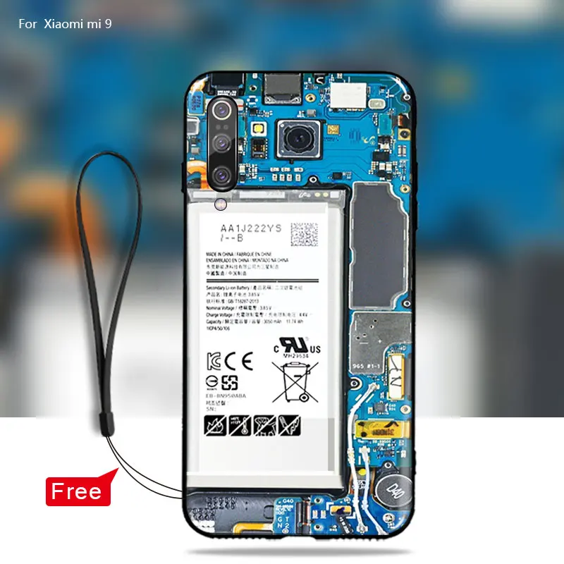 For xiaomi mi 9 cc9 Case retro soft phone mi9 Cover Mi Protective Shell 9se coque M9 back cover |