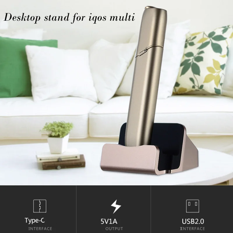 Type-C Design Charger For iqos 3.0 Multi Accessories Desk Chargers for iqos3 Multi With Automatic Power Off Function