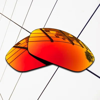 Fire Red Polarized E.O.S поляризованные Сменные линзы для солнцезащитных очков Оукли Джульетта-сортов цветов - Цвет линз: Fire Red Polarized