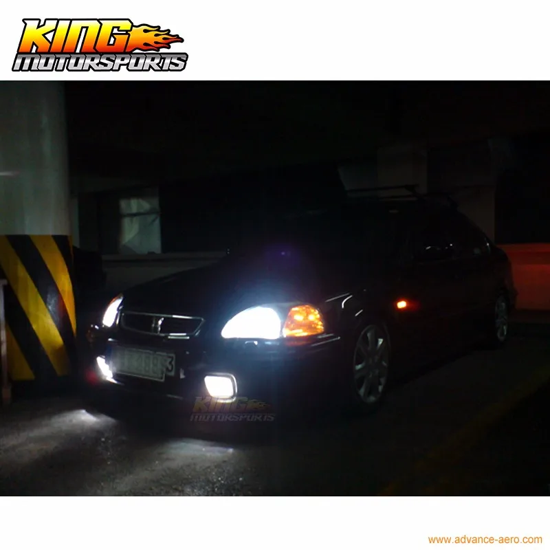 Для 96-98 Honda Civic EK JDM прозрачные линзы Противотуманные фары 1996 1997 1998 США Внутренняя горячая распродажа