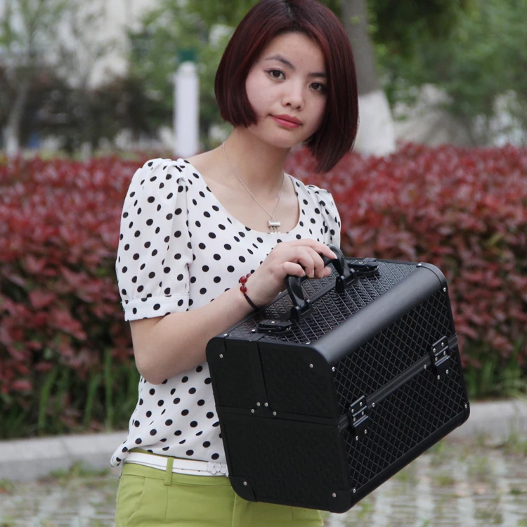 Коробка для хранения косметики хорошего качества черного цвета органайзер