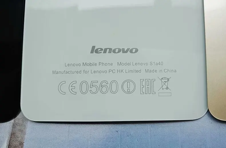 VibeS1 S1a40 оригинальный корпус для Lenovo Vibe S1 A40 Настоящая стеклянная задняя крышка