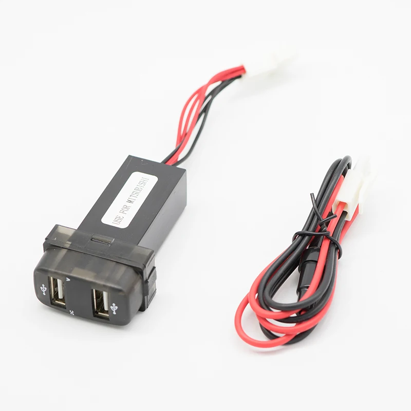 Автомобильное зарядное устройство с двумя USB портами 2 1 а а|Кабели адаптеры и