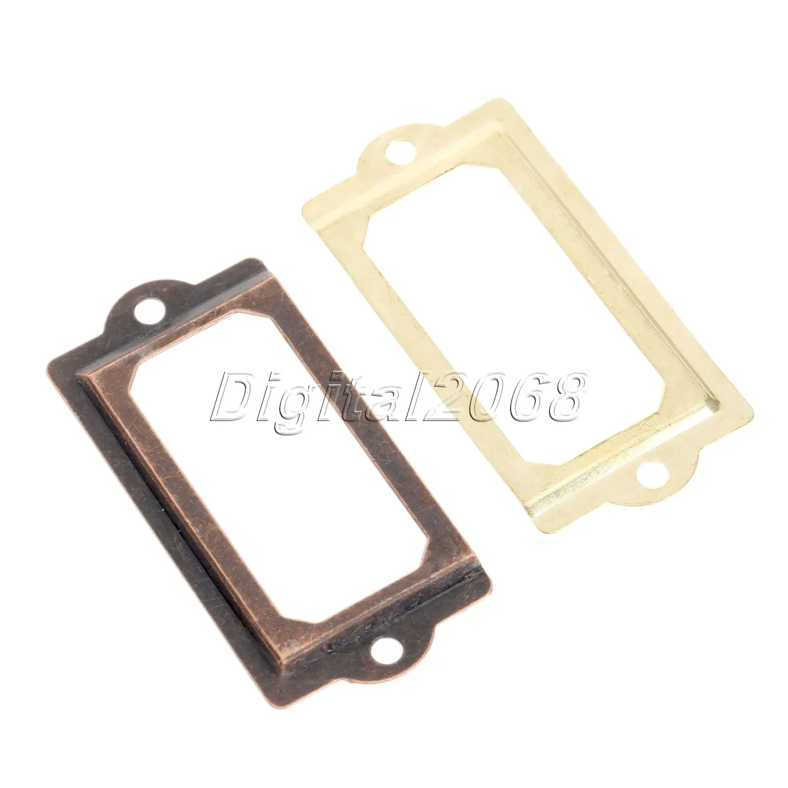 12 шт. латунные металлические этикетки 70x33 мм|label pull frame|label pulllabel holders for drawers |