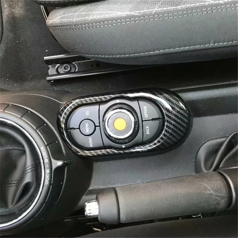 

WELKINRY For BMW Mini Hatch Cooper One F55 F56 F57 2014 2015 2016 2017 2018 stick gear shift base mode switch storage box trim