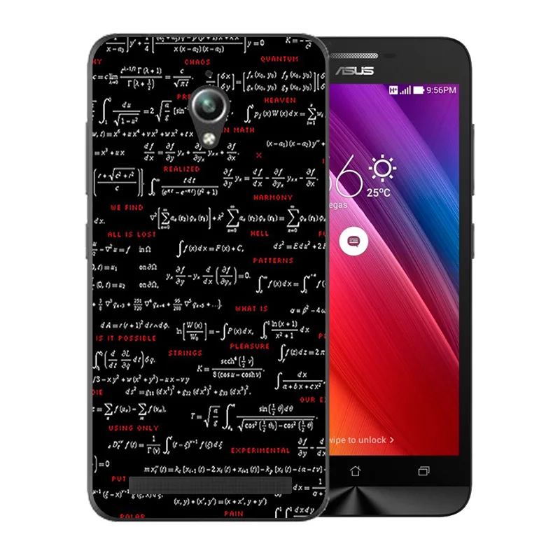 Мягкий силиконовый чехол для Asus Zenfone Go ZC500TG с красочным рисунком ZC ZC500 500 500TG