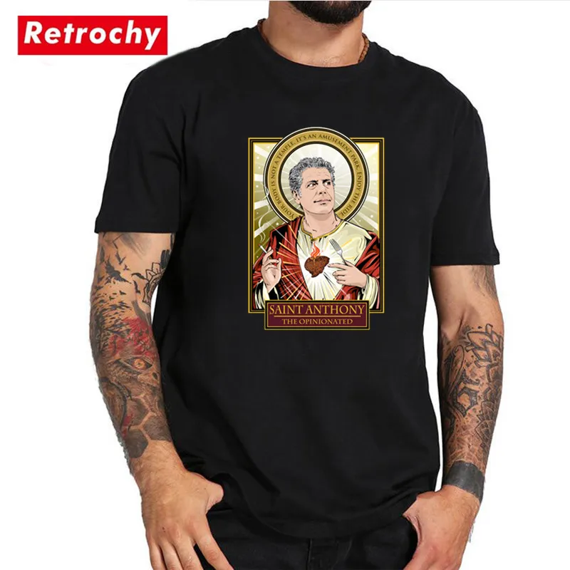 Мужские футболки с коротким рукавом Saint Anthony Забавные saint for your kitchen комиксов maria