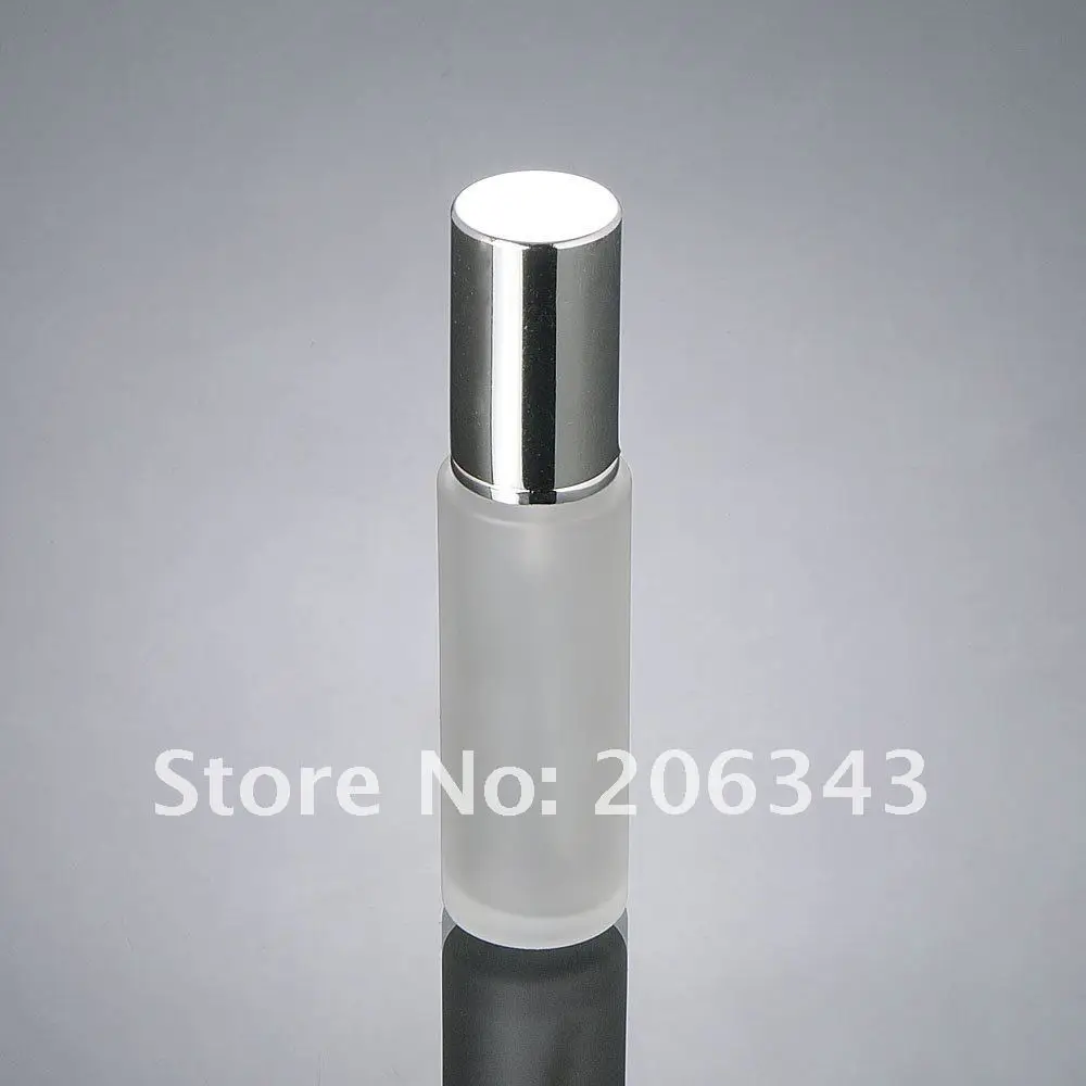 Матовое стекло 30 мл с блестящим серебристым прессом бутылка для лосьона|lotion