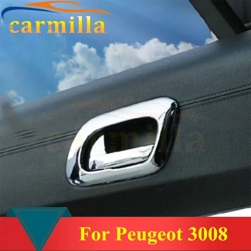 Авто стиль ABS хромированная для внутренней дверной ручки чаша крышка отделка