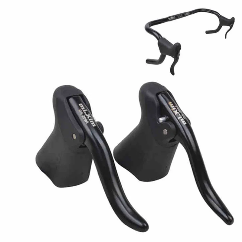 

Bicycle Brake Handle MTB Mountain Bike Cycling Brake Levers Front & Rear Brake Levers Drop Handlebar Set Aluminum Bike Parts