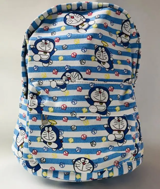 As Picture IVYYE Doraemon серия Модные холщовые Рюкзаки Мультфильм школьный рюкзак повседневные студенческие сумки дорожный ранец унисекс Новинка - Цвет: As Picture