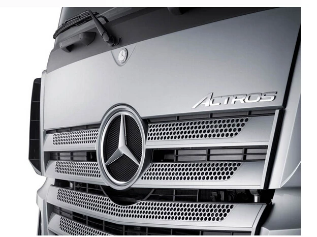 Металлические BENZ Новые логотипы actros для 1/14 sca Tamiya RC8WD тракторный прицеп грузовик
