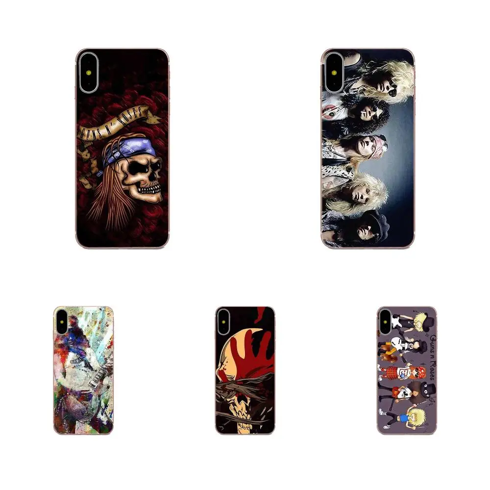 Мягкий защитный чехол из ТПУ Poster Guns N Roses для Galaxy J1 J2 J3 J330 J4 J5 J6 J7 J730 J8 2015 2016 2017 2018 mini