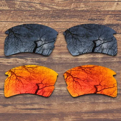 Black and Fire Red ToughAsNails поляризованные Сменные линзы для солнцезащитных очков Оукли Flak 2,0 XL(только линзы)-несколько вариантов - Цвет линз: Black and Fire Red