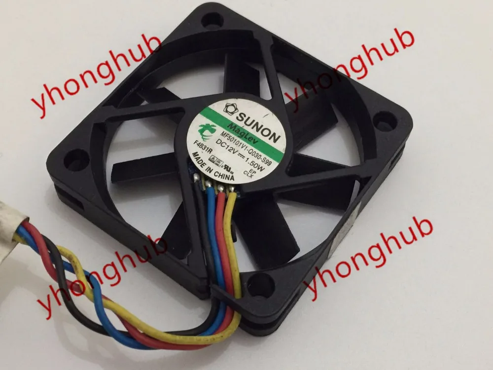 SUNON MF50101V1 Q030 S99 DC 12V 1 5 W 50x50x10mm вентилятор охлаждения сервера|square fan|server fan12v fan 60mm |