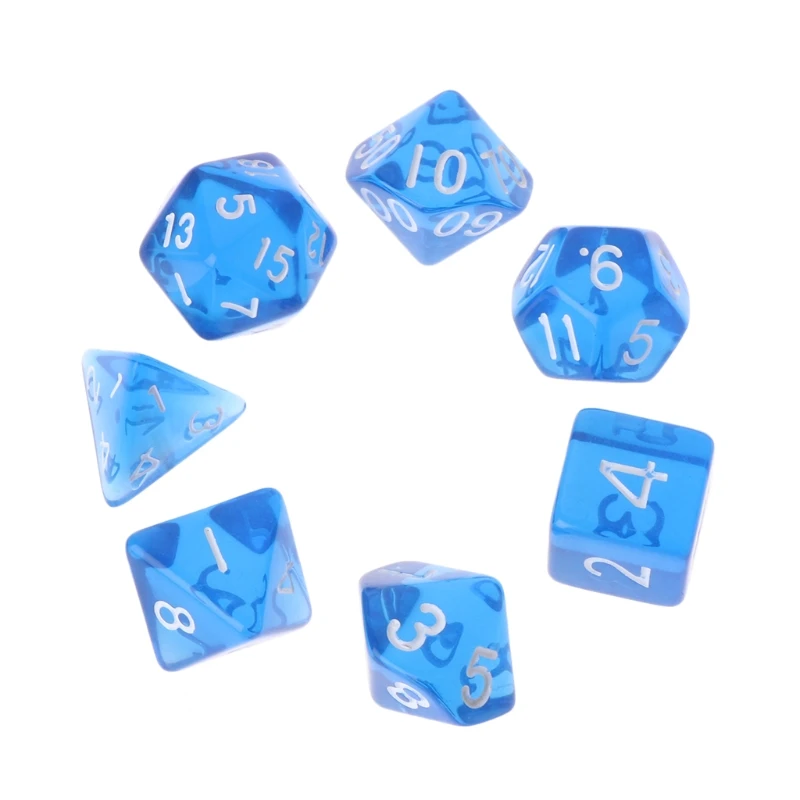 7 шт./компл. многогранные кубики для игры в Dungeons & Dragon D RPG Poly Game|Настольные игры| |