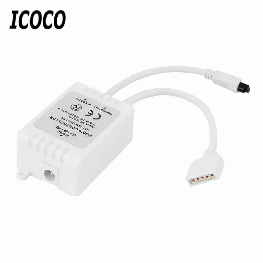ICOCO Новый 2 4G ИК 4 канала DC12 24V 40 клавишный светодиодный RGBW Пульт дистанционного