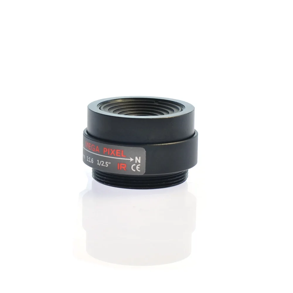 Ручной зум-фокус радужной Радужки объектив видеонаблюдения 8 мм F1.6 1/2 5 дюймов 3