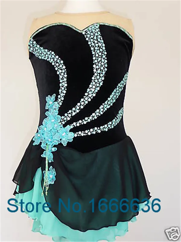 

Горячая Распродажа, модное платье для катания на коньках нового бренда с спандексом для девочек DR3188