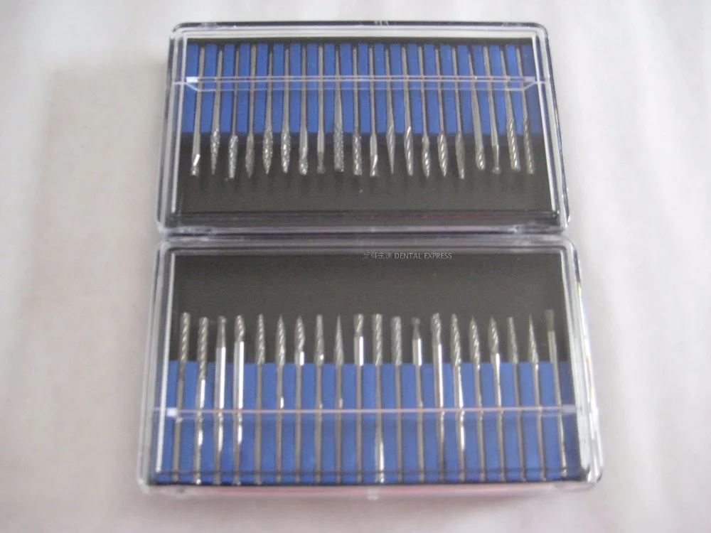 20pcs Dental Lab Beauty Tungsten steel Carbide Burs rotary file Drill Polisher mill accessories 2.35/3mm | Красота и здоровье