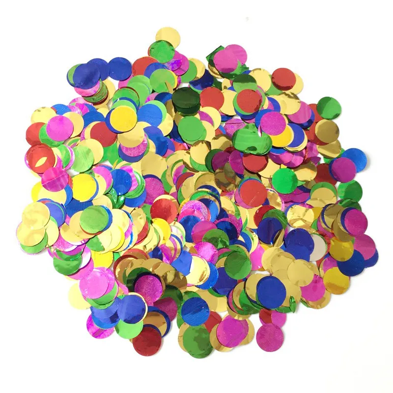 

150g Colorful Love Heart Wedding Anniversary Party Tissue Tin Foil Paper Scrap Rainbow Confetti Birthday Celebration Sprinkles