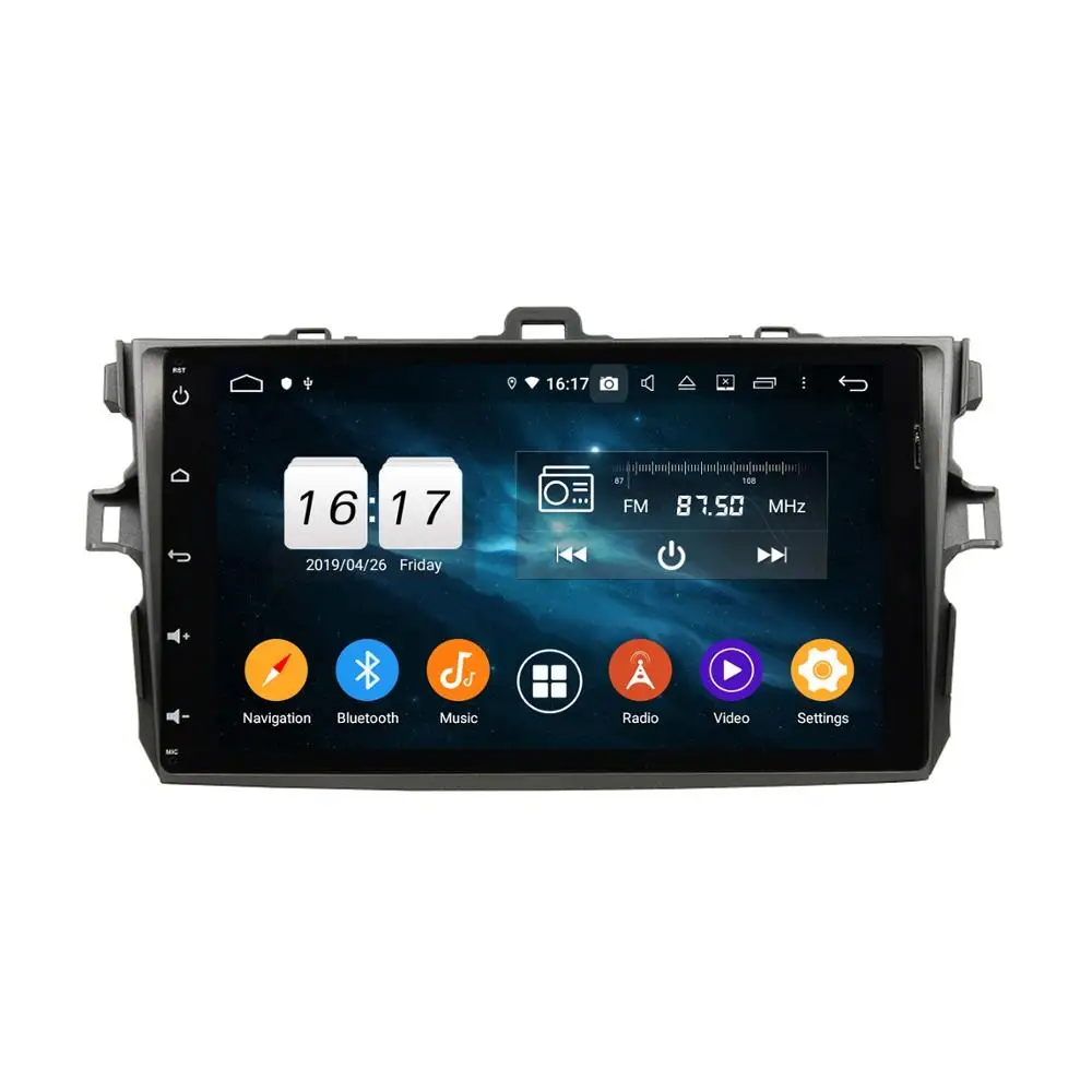 

Автомобильный DVD-плеер CarPlay PX6 DSP 9 дюймов Android 10 для Toyota Corolla 2006-2011 стерео радио GPS Bluetooth 5,0 Wi-Fi легкое подключение