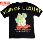 AELFRIC забавная Футболка Мода для мужчин женщин уличный сверхразмерный футболки DJ футболки деньги футболка хип хоп Лето короткий рукав US размер GB04