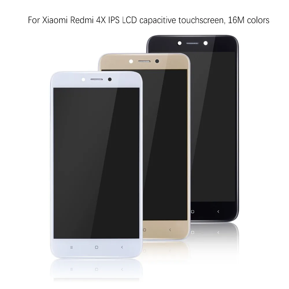 Дисплей для XIAOMI Redmi 4X / Pro Prime LCD в сборе с тачскрином на рамке Оригинал 5.0''