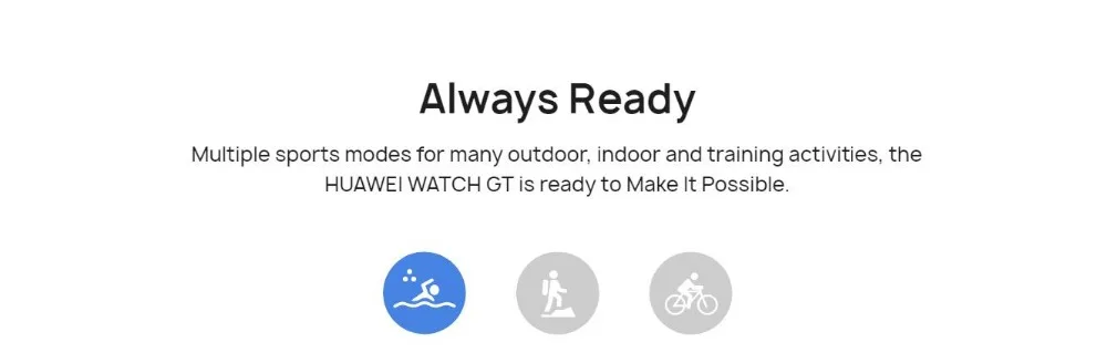 Huawei Watch GT Смарт часы Поддержка gps NFC 14 дней Срок службы батареи 5 атм водонепроницаемый телефонный Звонок трекер сердечного ритма для Android IOS